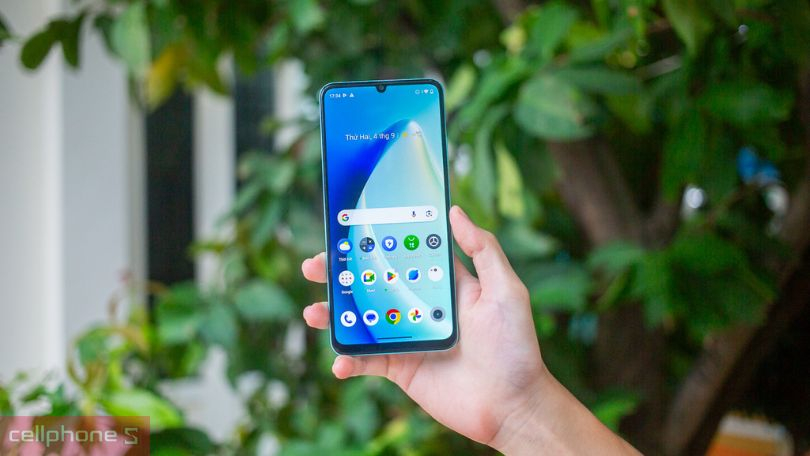 Camera Realme C51 cũ trầy xước