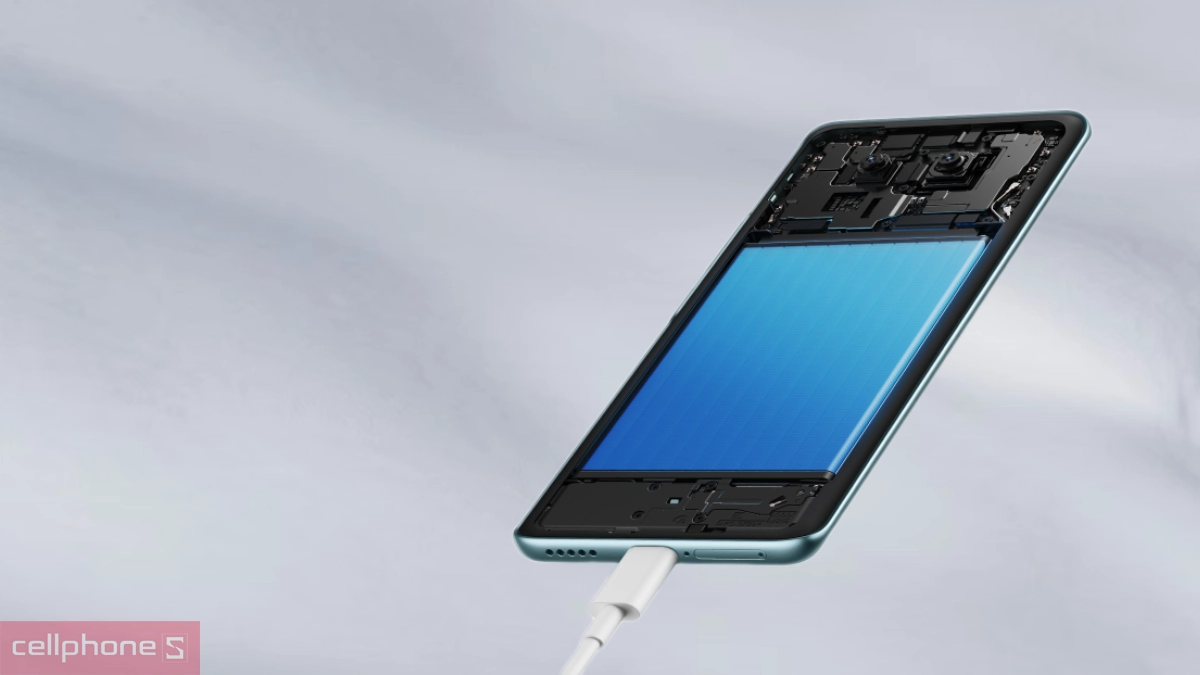 Redmi Note 15 5G sử dụng viên pin có dung lượng 5520mAh