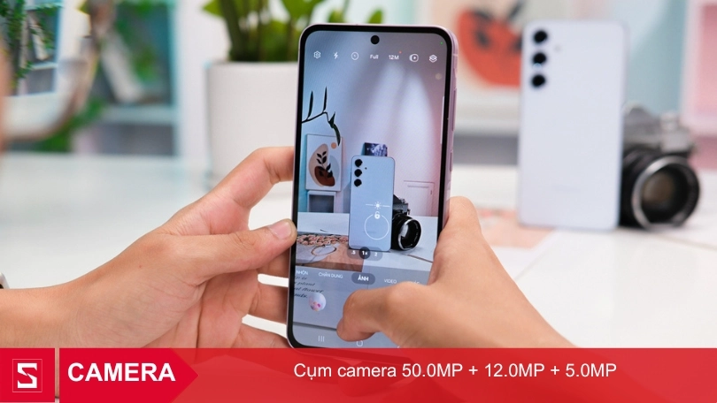 Camera A55 50MP sắc nét
