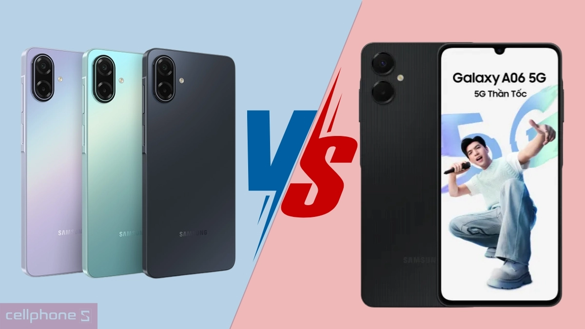 So sánh điện thoại Samsung Galaxy A07 5G