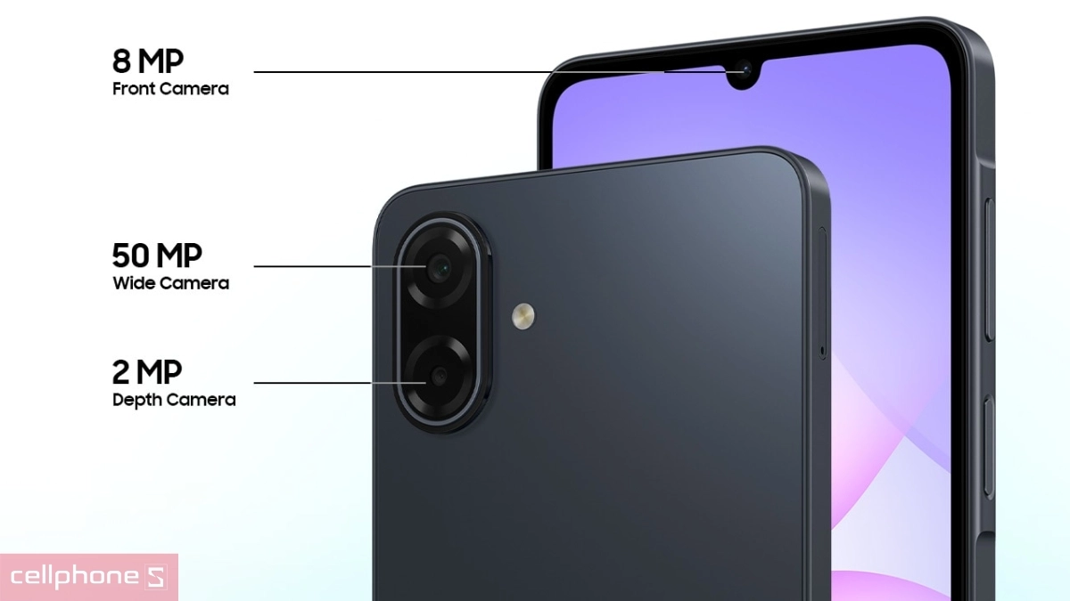 Camera 50MP sắc nét, đáp ứng tốt nhu cầu chụp ảnh