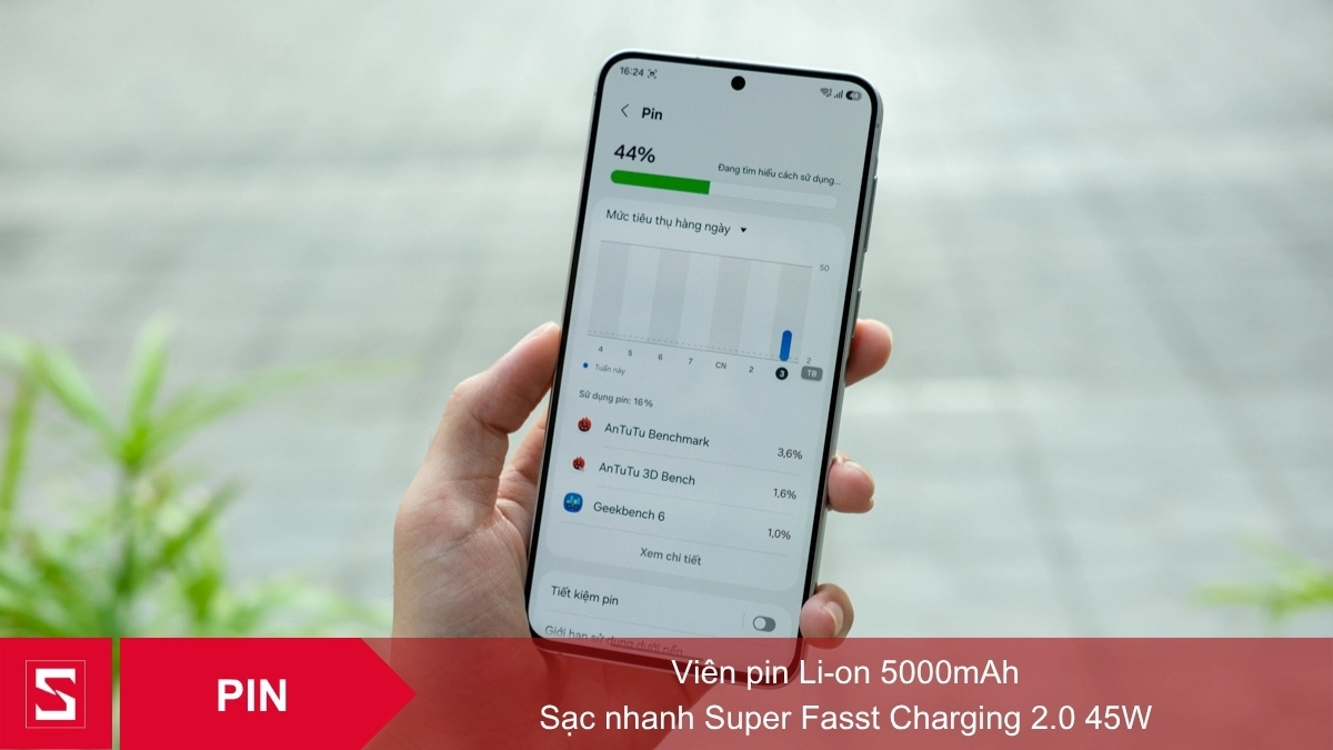 Dung lượng pin điện thoại Samsung Galaxy A57