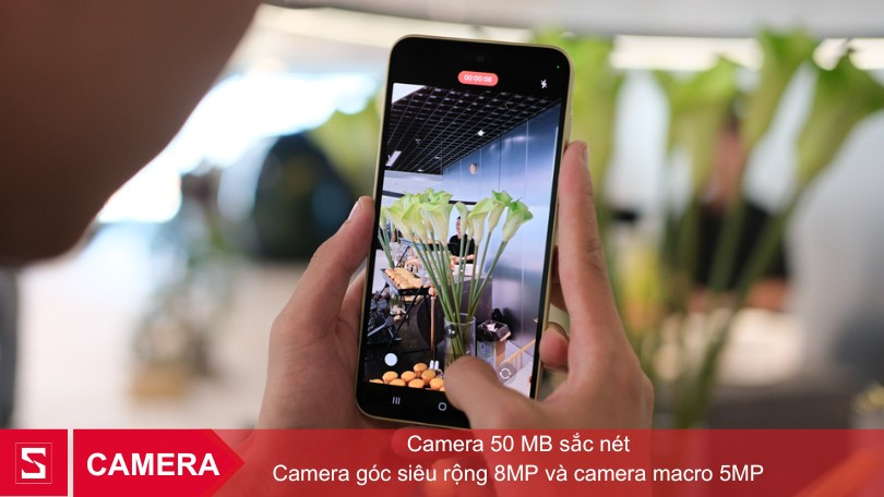 Camera 50 MP sắc nét