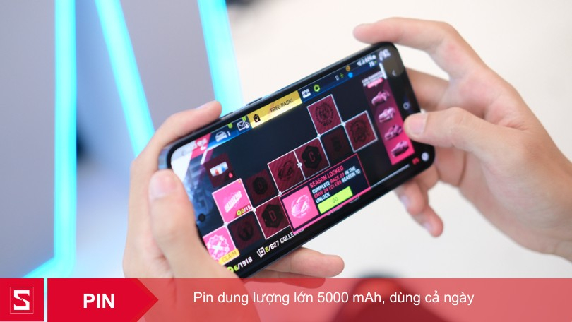 Pin máy lớn, dùng cả ngày