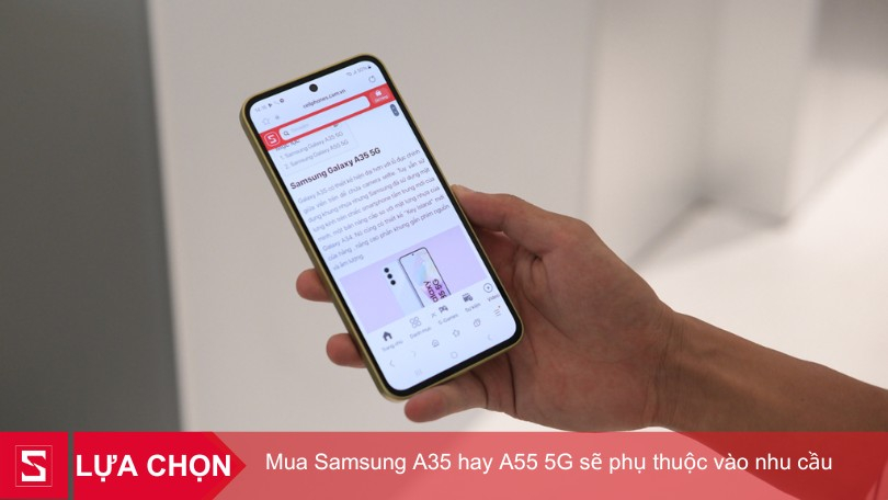 Nên mua Samsung A35 hay A55 5G?