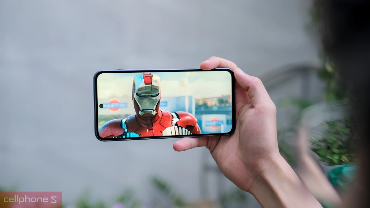 Samsung Galaxy A36 5G hiển thị sắc nét với màn hình Super AMOLED 120Hz