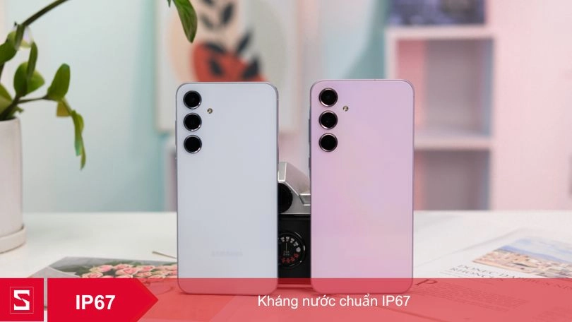 Samsung A55 kháng nước chuẩn IP67