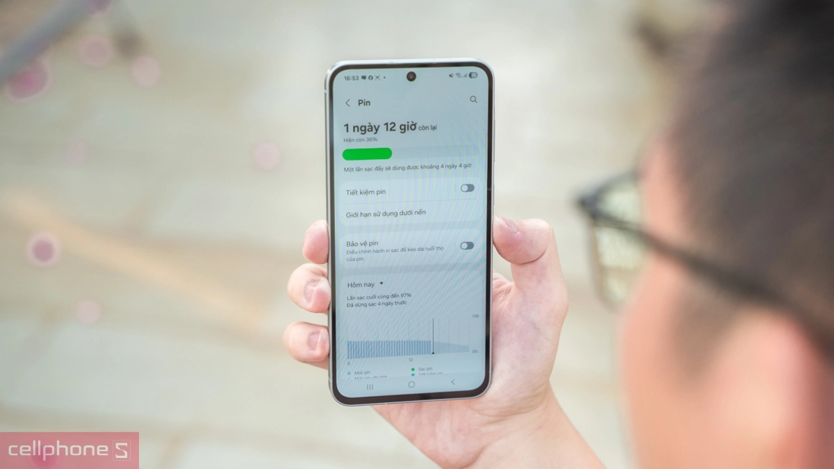 Samsung Galaxy A56 sở hữu viên pin 5000mAh đáp ứng nhu cầu cả ngày
