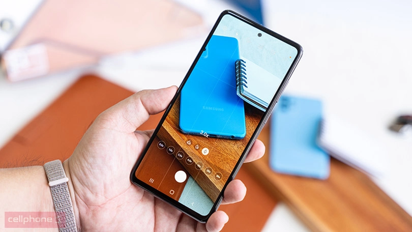 Cụm 4 camera: Chính 64 MP & Phụ 12 MP, 5 MP, 5 MP, camera trước 32MP ấn tượng