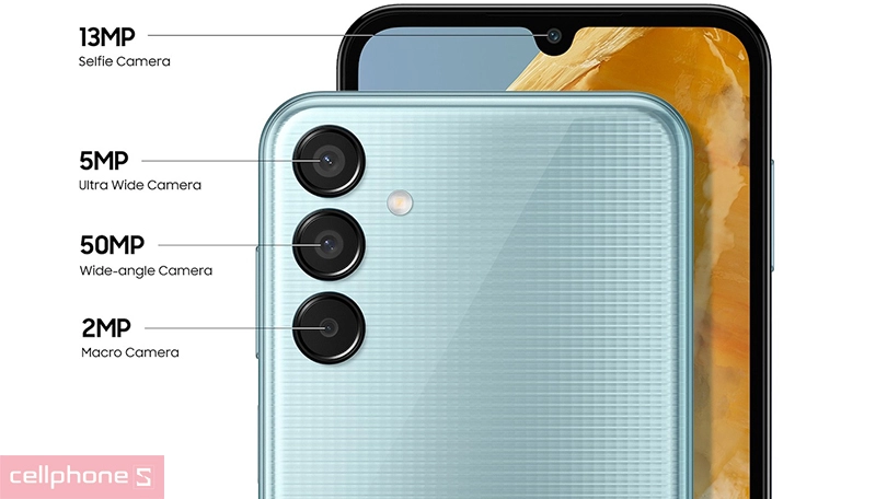 Camera 50MP sắc nét, linh hoạt trong mọi điều kiện