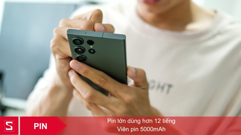 Pin lớn dùng hơn 12 tiếng