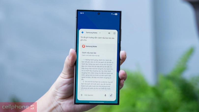 AI Phone trên S24 Ultra 5G ra mắt mới nhất