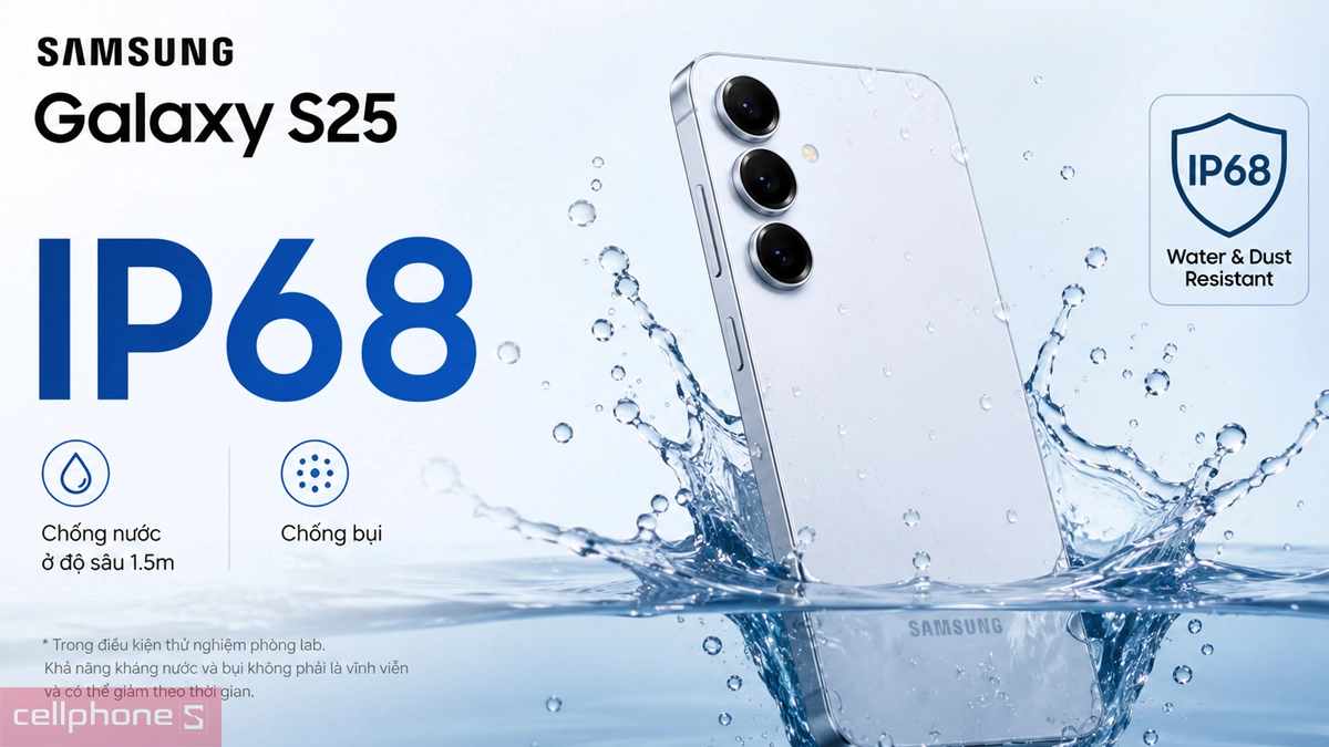 Galaxy S25 có chống nước