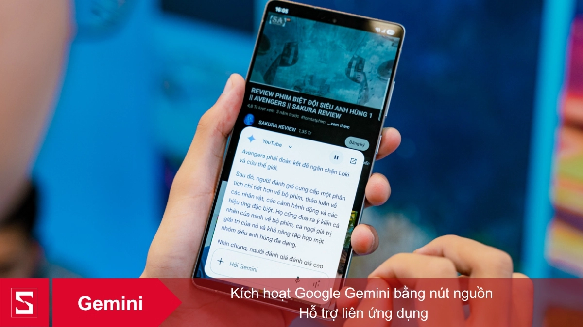 Samsung Galaxy S25 Ultra tích hợp Google Gemini hỗ trợ liên ứng dụng thông minh
