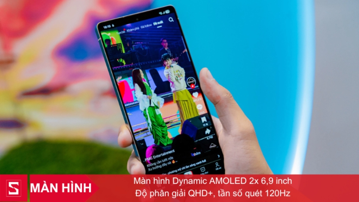 Samsung Galaxy S25 Ultra trang bị màn hình Dynamic AMOLED 2X 6,9 inch sắc nét