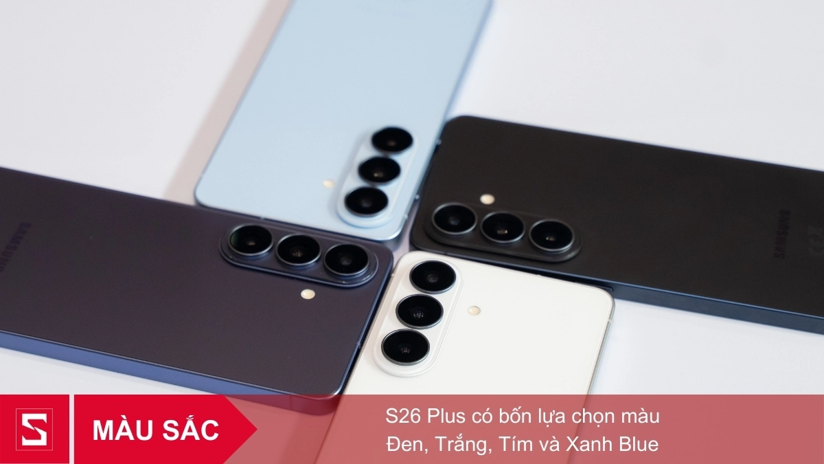Samsung Galaxy S26+ (Plus) có mấy màu