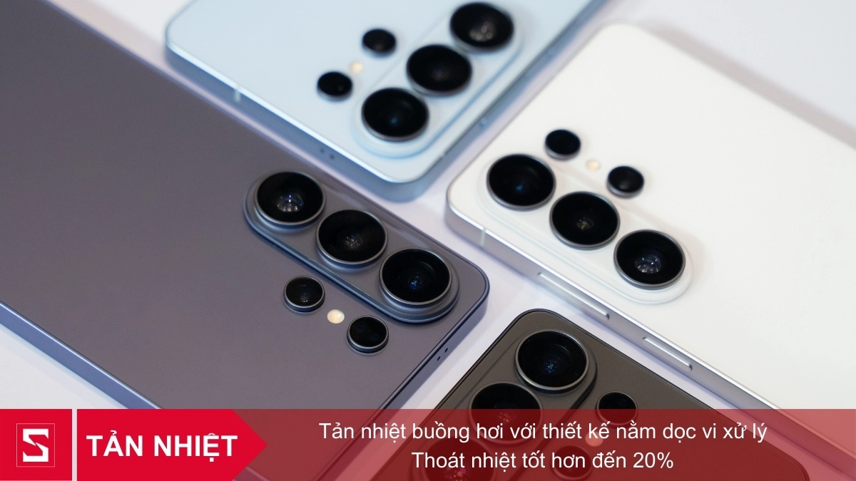 S26 Ultra được trang bị hệ thống tản nhiệt thế hệ mới 