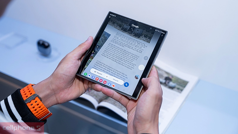 Samsung Galaxy Z Fold 6 512GB mỏng hơn, chip Snapdragon 8 gen 3, cảm biến 50MP