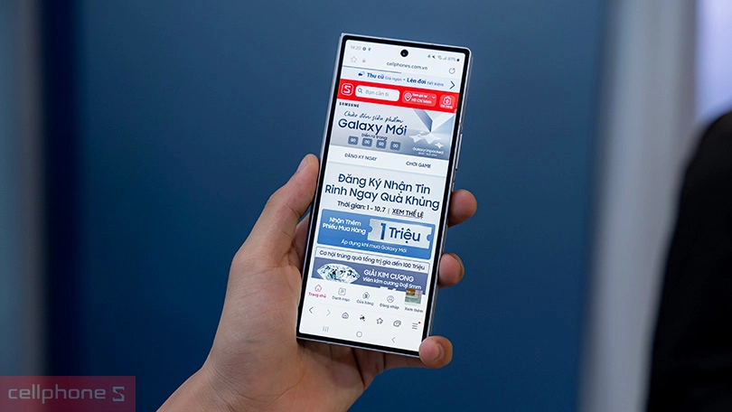 Samsung Galaxy Z Fold 6 512GB mỏng hơn, chip Snapdragon 8 gen 3, cảm biến 50MP