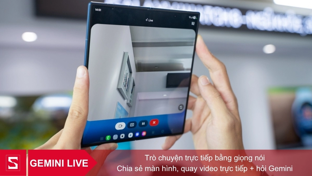 Samsung Galaxy Z Fold 7 có tích hợp gemini live