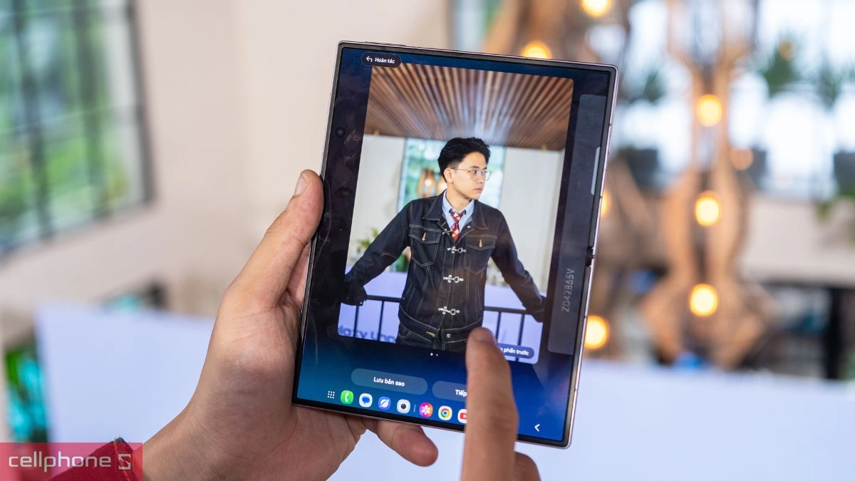 Màn hình gập 7,6 inch khi mở trên Samsung Galaxy Z Fold8 5G 16GB 1TB