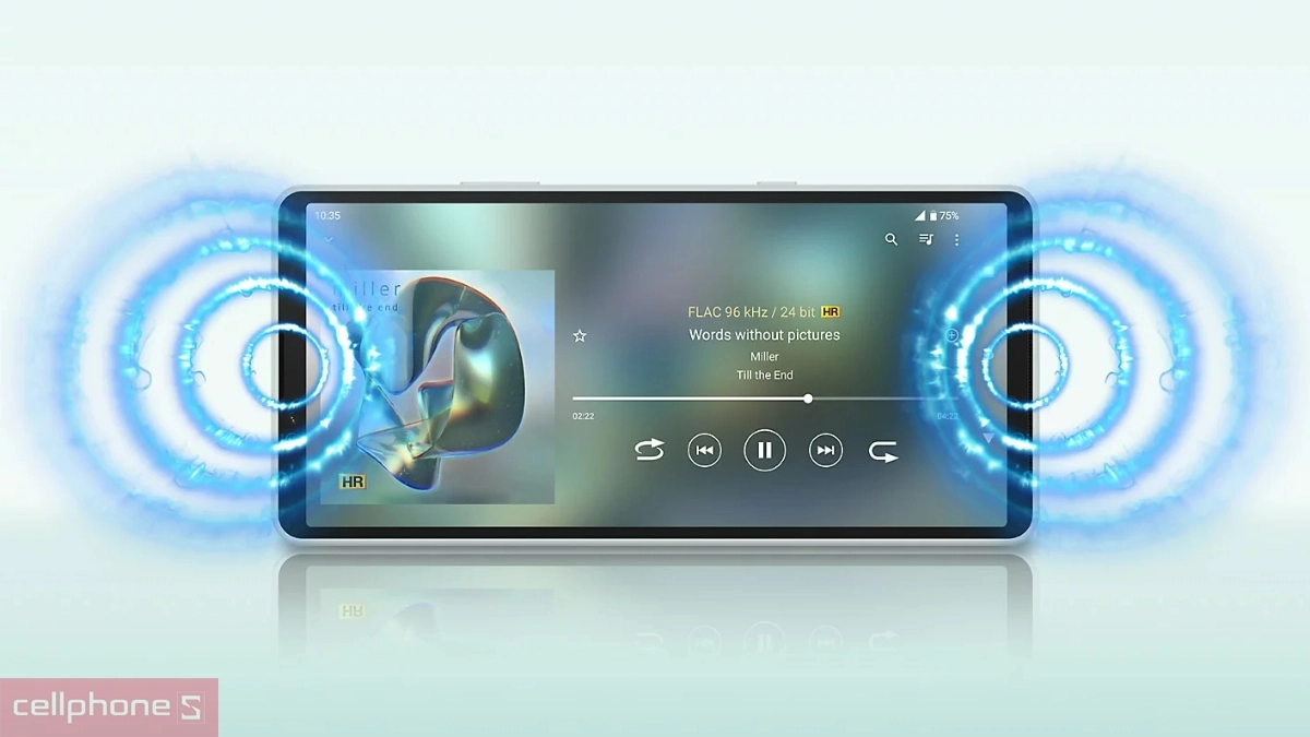 Sony Xperia 10 VIII trang bị loa stereo cải thiện âm lượng và bass