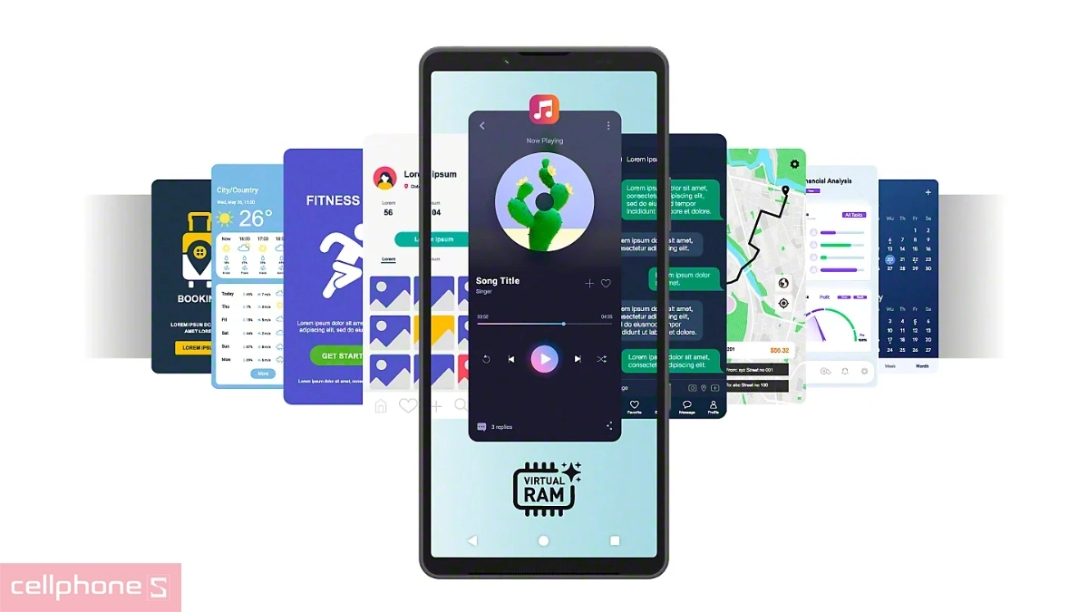 Sony Xperia 10 VIII hỗ trợ đa nhiệm ổn định với RAM 8GB