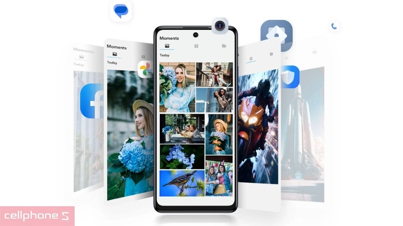 Điện thoại TCL 50SE: chip Mali-G52 mạnh mẽ, bộ nhớ mở rộng lên tới 2TB, pin 5010 mAh