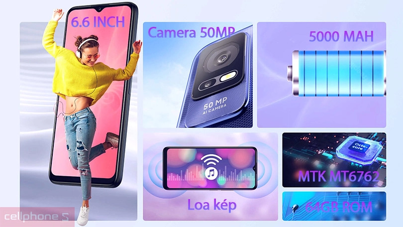 Đánh giá điện thoại TCL 408