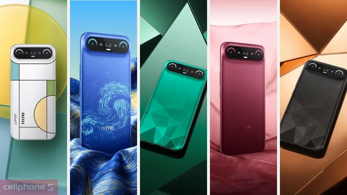 Thiết kế điện thoại Tecno Camon Slim 4G