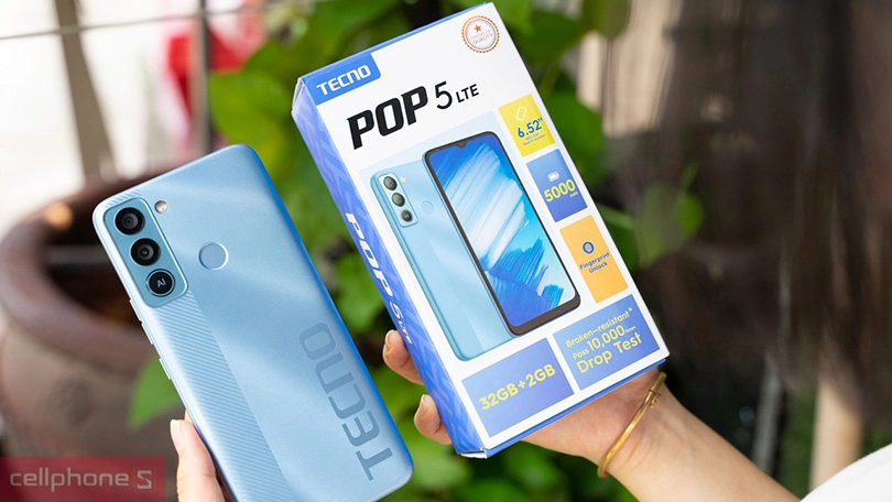 Đánh giá điện thoại Tecno POP 5 LTE