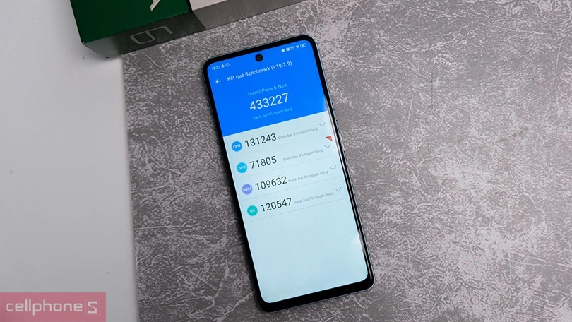 Hiệu năng điện thoại Tecno Pova 6 NEO