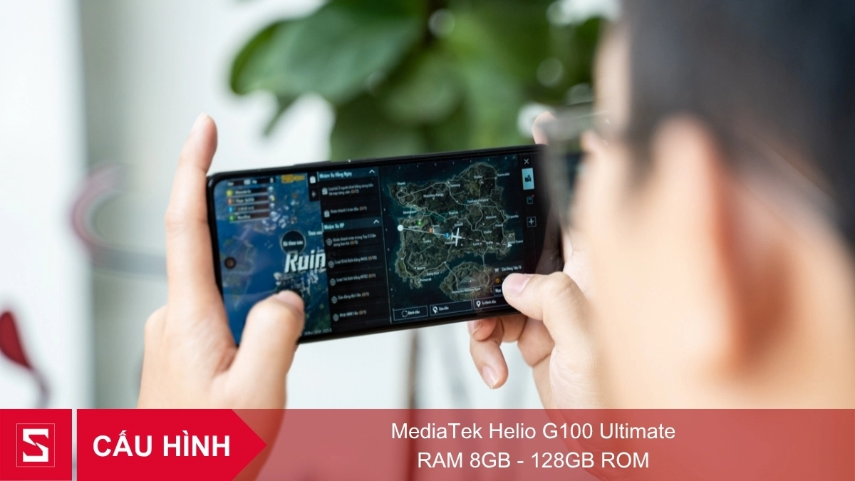 CPU MediaTek cao cấp cùng bộ nhớ trong và RAM ổn định