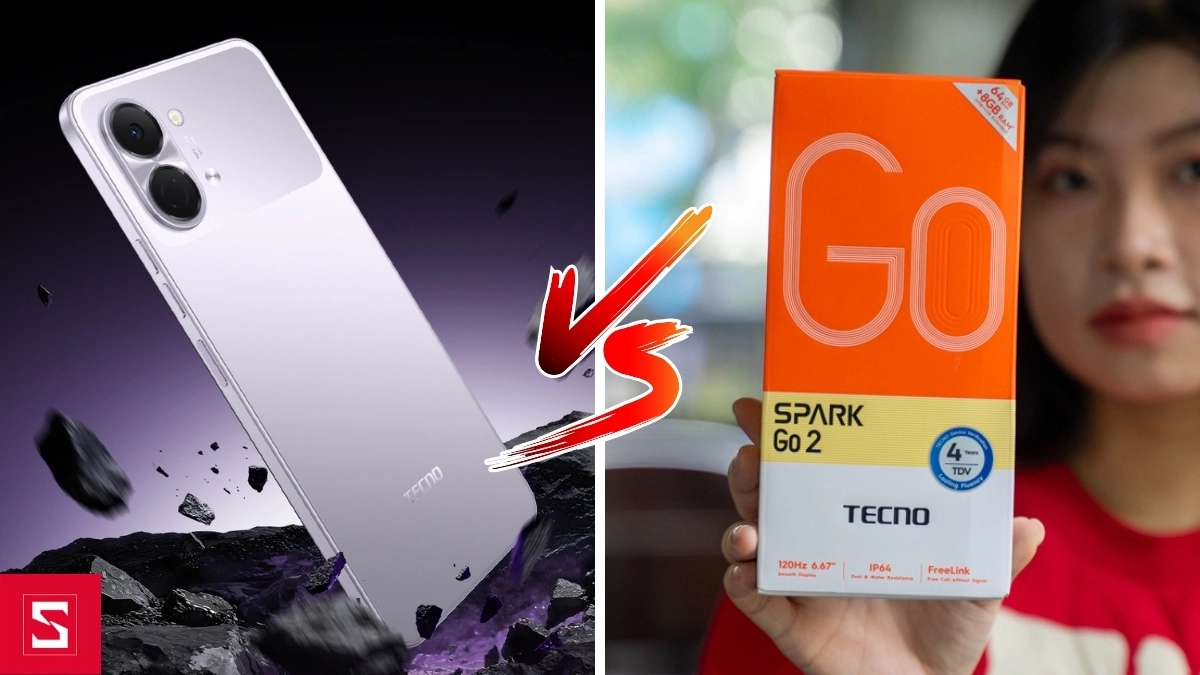 So sánh điện thoại Tecno Spark Go 3 và Tecno Spark Go 2