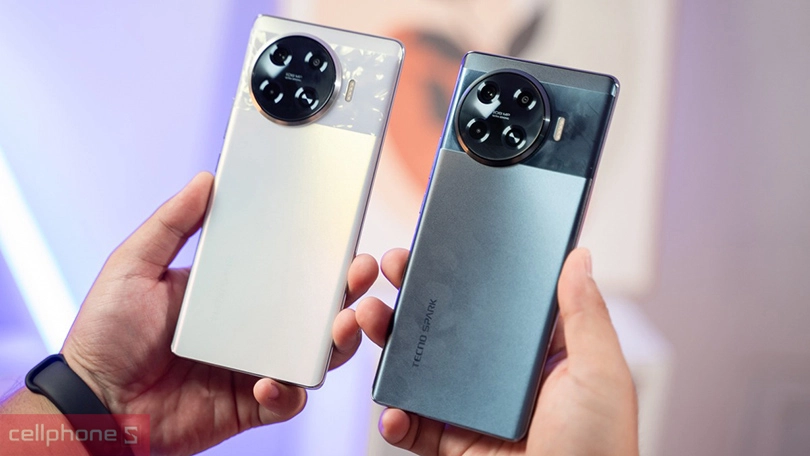 Thiết kế điện thoại Tecno Spark 20 Pro Plus