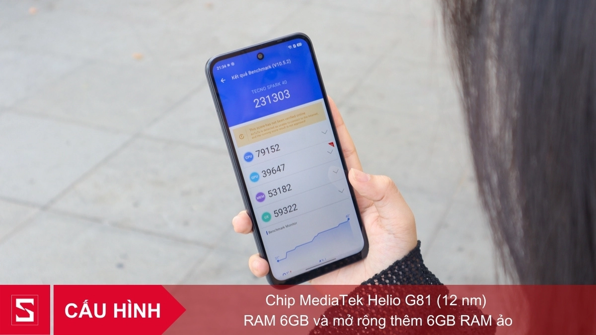 Cấu hình điện thoại Tecno Spark 40