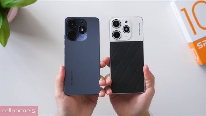 Thiết kế điện thoại Tecno Spark