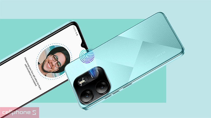 Thiết kế điện thoại Tecno Spark GO