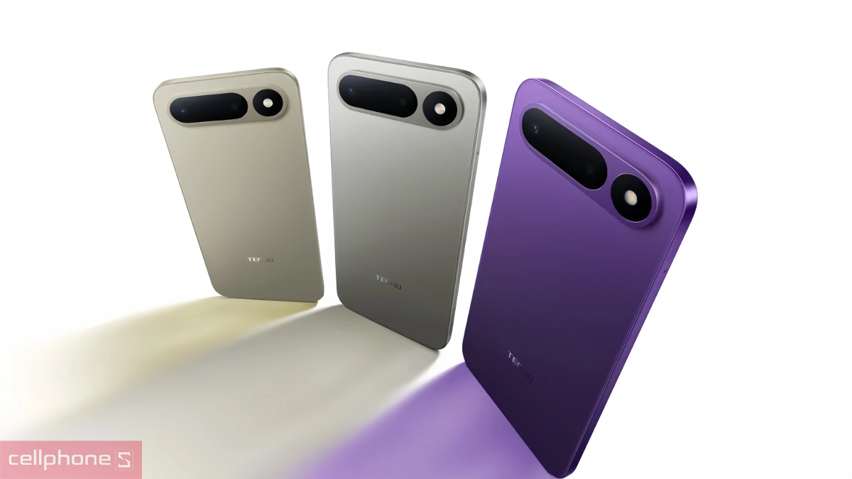 Ba phiên bản màu sắc mặt lưng độc đáo của dòng điện thoại thông minh TECNO