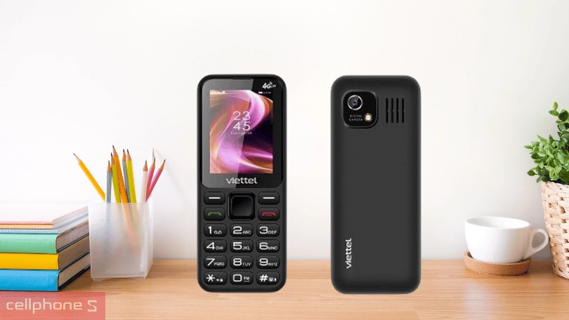 Viettel T2 4G - Điện thoại phổ thông có ngoại hình nhỏ gọn và màn hình lớn