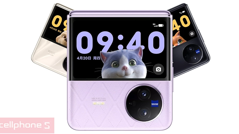 Vivo X Flip - Ngoại hình nhỏ gọn, sở hữu 4 camera