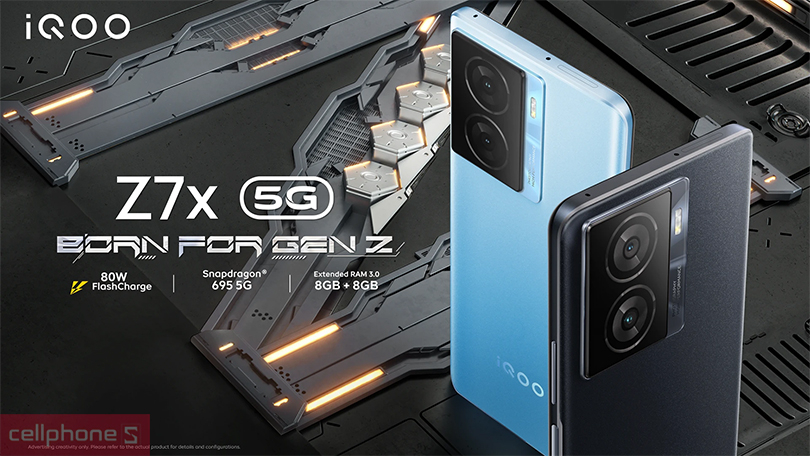 Vivo iQOO Z7x - Cấu hình ấn tượng, giá bán hợp lý