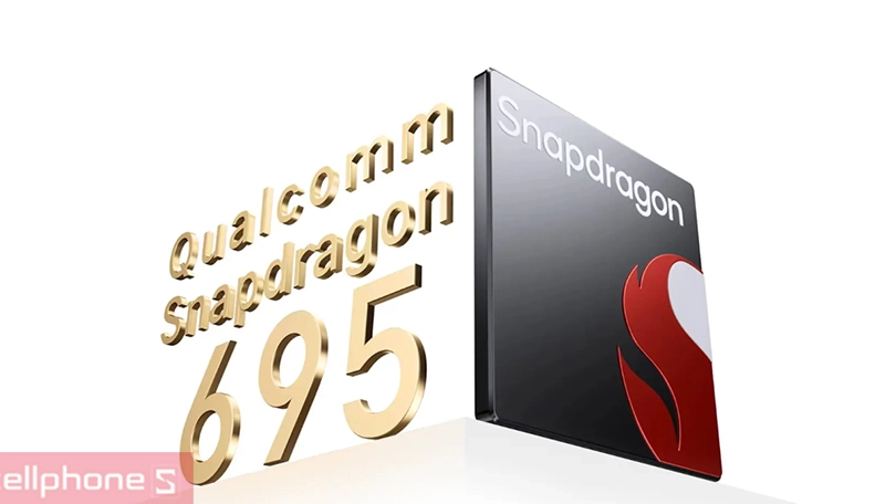 Chip Snapdragon® 695 5G mạnh mẽ, xử lý trơn tru