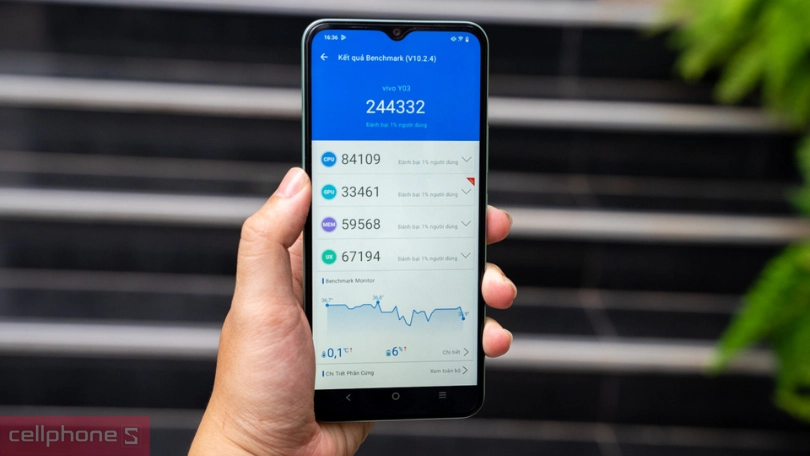 Cấu hình điện thoại vivo Y03 (4GB 128GB)