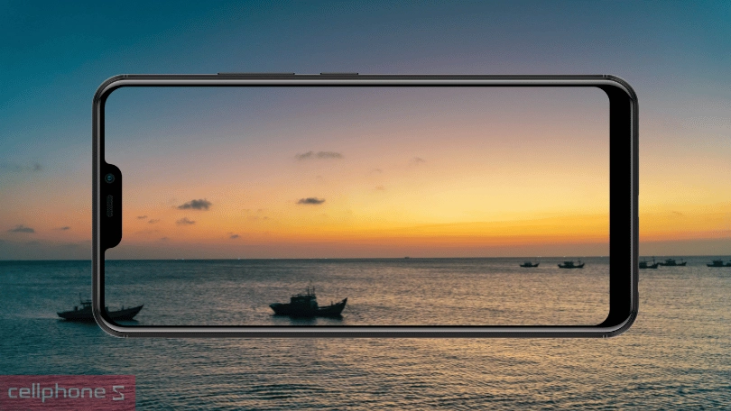 Hiển thị sắc nét với màn hình 6.22 inch