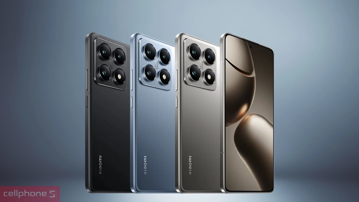 Kích thước điện thoại Xiaomi 14T Pro