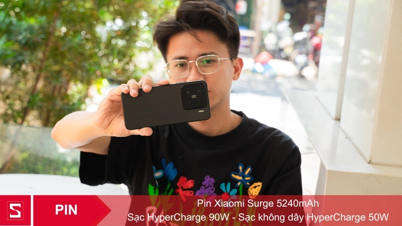Pin Mi 15 lên đến 5400mAh đi kèm sạc nhanh 90W