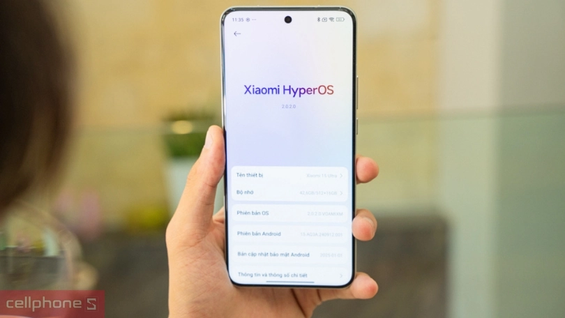 Hệ điều hành Xiaomi 15 Ultra mới, đột phá HyperOS 2