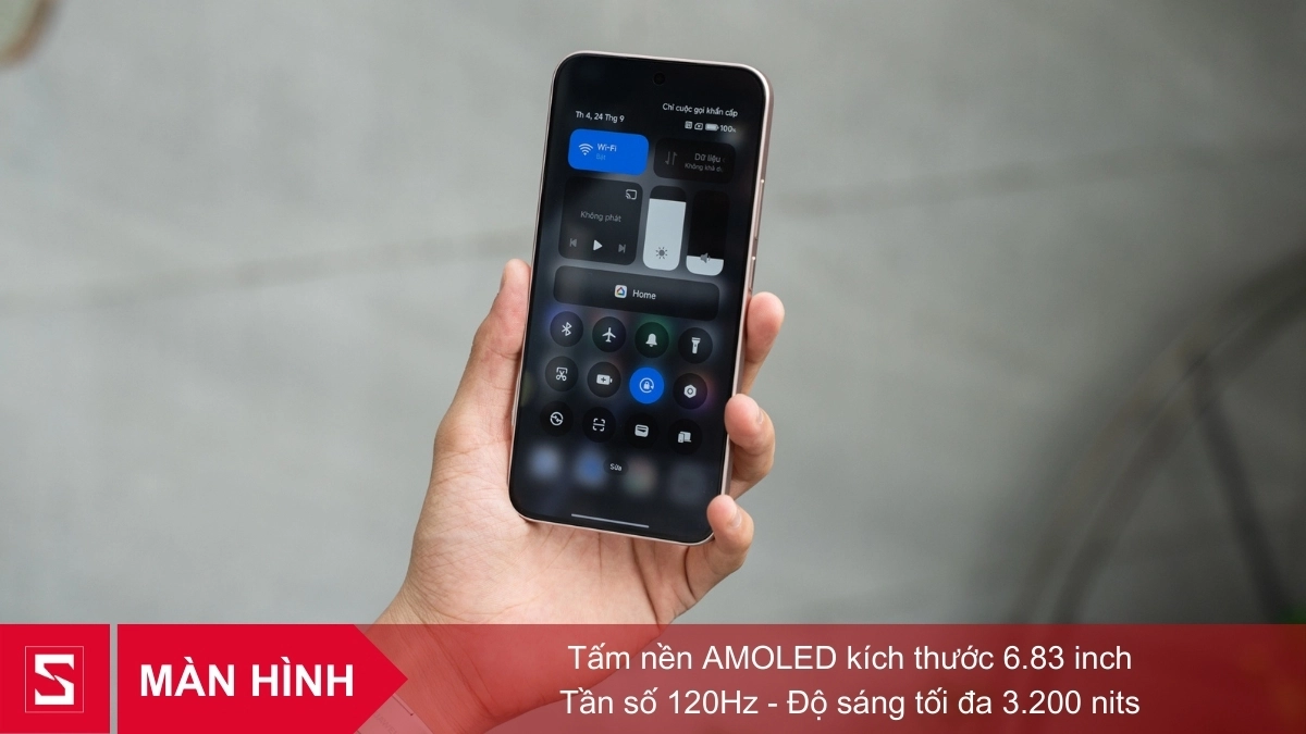 Màn hình Xiaomi 15T hiện đại, hiển thị sắc nét