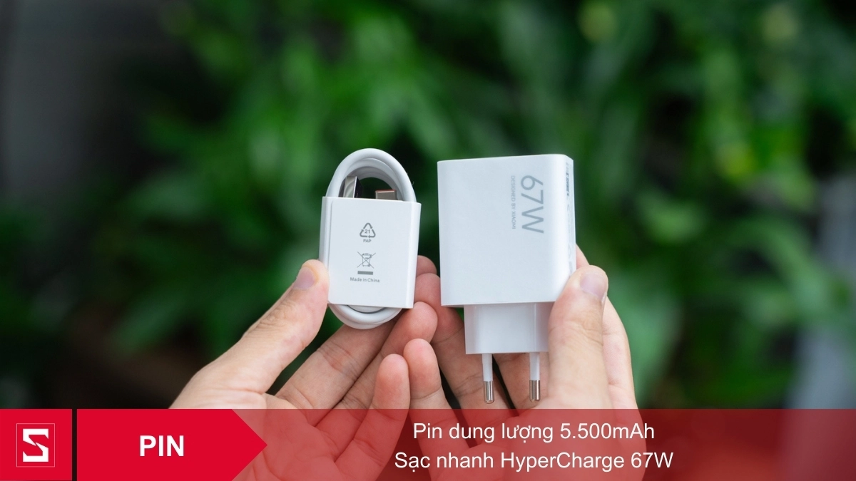 Thời lượng pin ấn tượng, sạc nhanh vượt trội trên Xiaomi 15T 5G